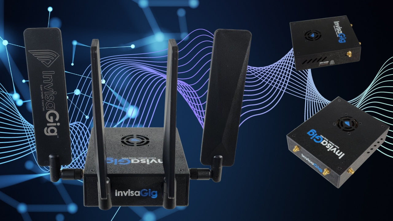 The InvisaGig V2 Pre-Order | 5G Wireless High Speed Modem System - Super Simple, Crazy Fast