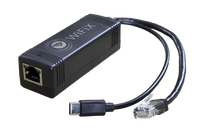 48V to 12V 3A POE+ Gigabit Splitter | USB-C Power Plug Tip | WiFiX | Remote power the InvisaGig v1.2