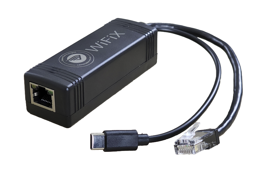 48V to 12V 3A POE+ Gigabit Splitter | USB-C Power Plug Tip | WiFiX | Remote power the InvisaGig v1.2