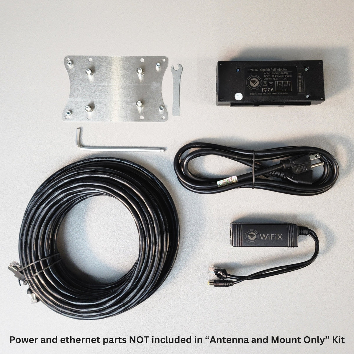 InvisaGig QuadLink Antenna – Outdoor PoE Antenna and Enclosure – Full System